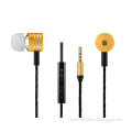 Stereo Metal Earphone with Mic and Remote Control, Handsfree for All Smartphone